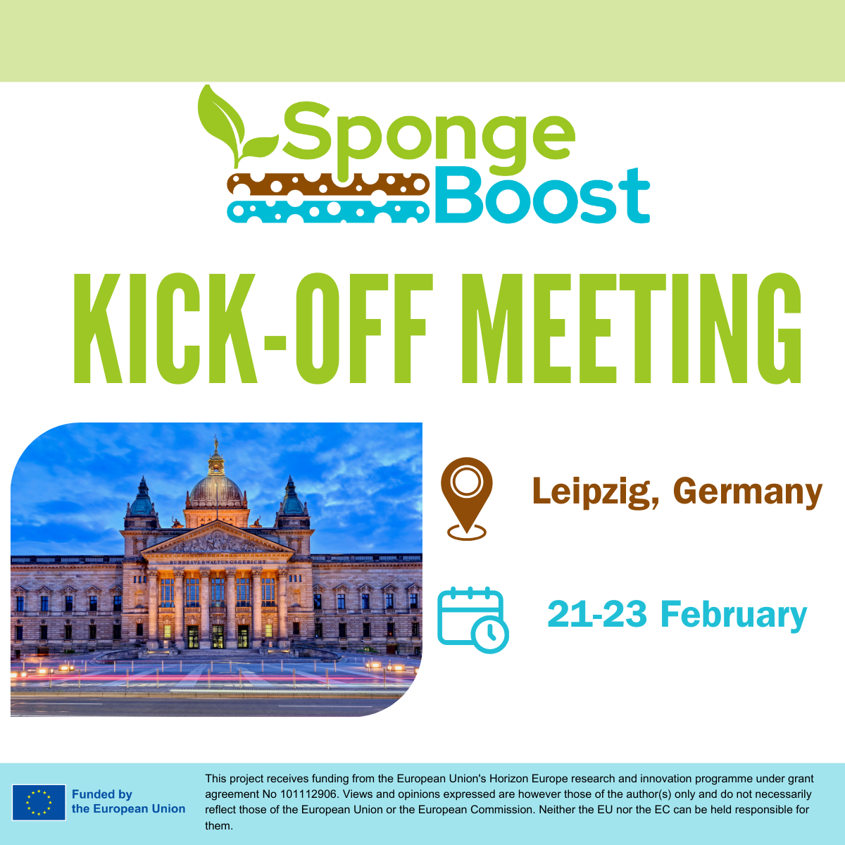 SpongeBoost Kick-Off Meeting