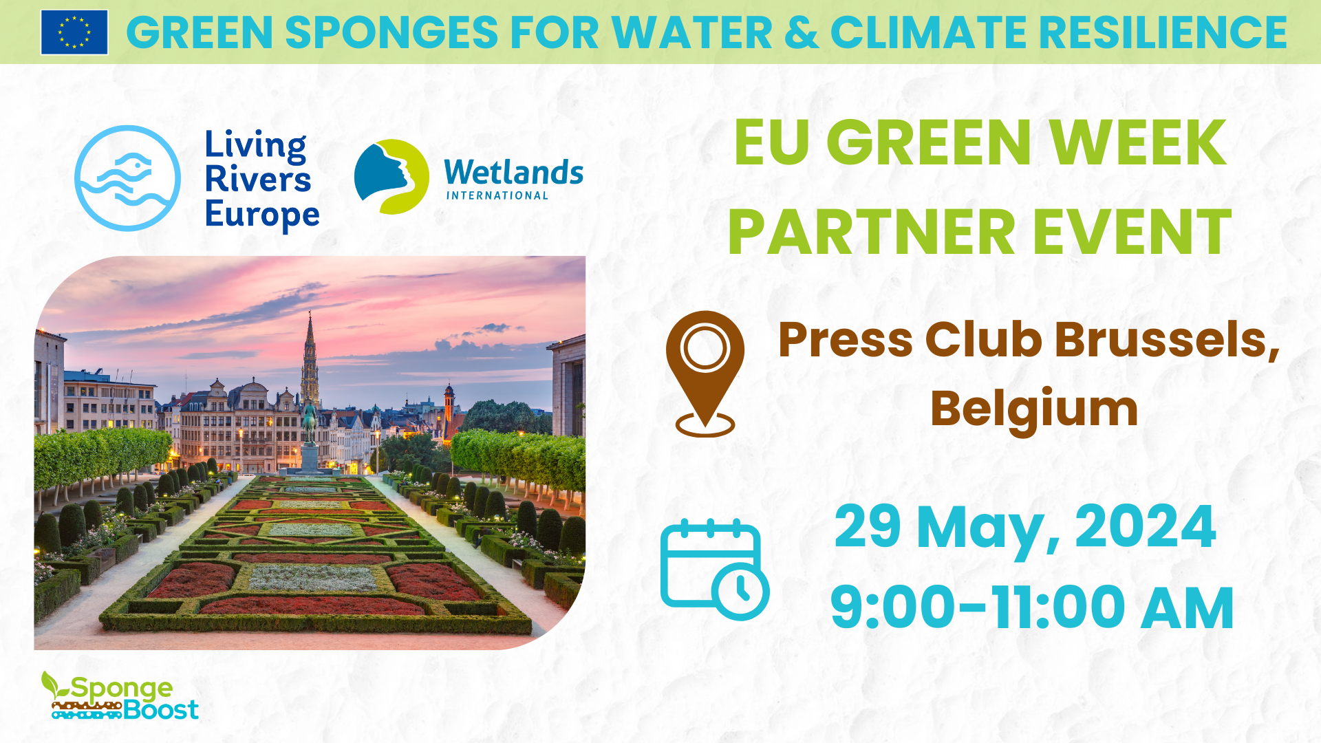 Green Sponges for Water & Climate Resilience event