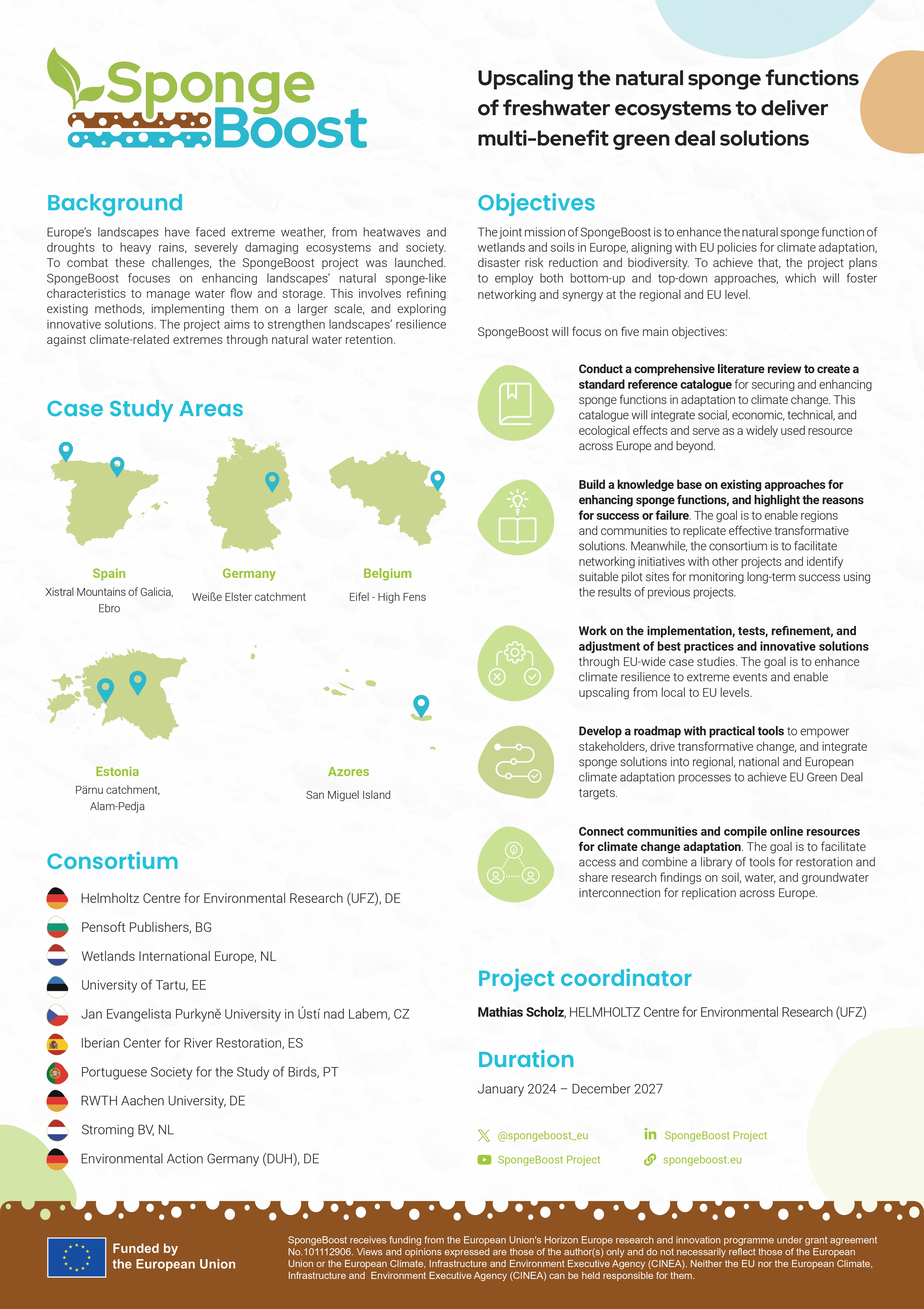 SpongeBoost Poster promotional material